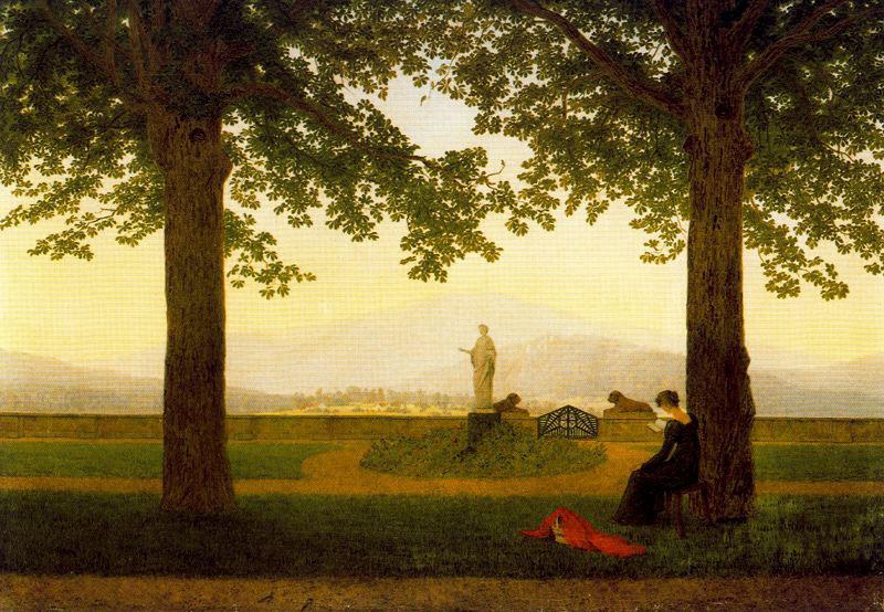 Caspar David Friedrich The Garden Terrace